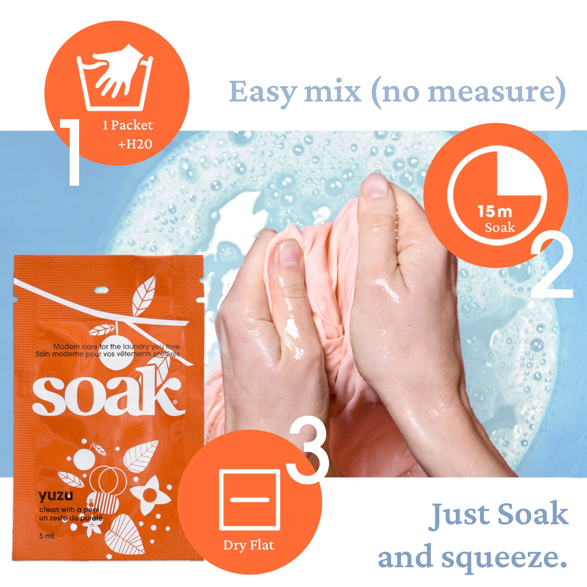 Minisoak Laundry Soap - Travel Pack